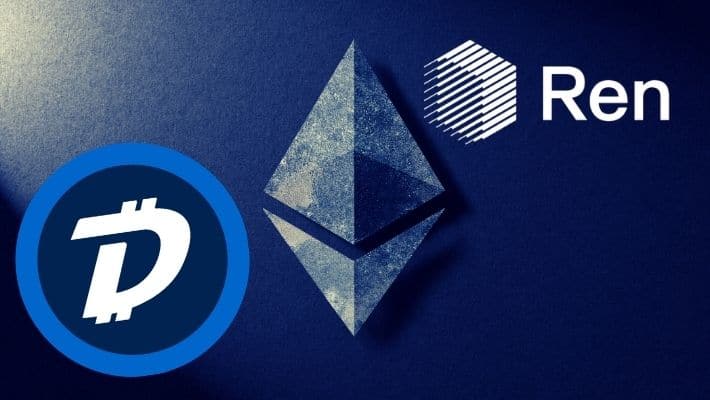 DigiBytes native Münze DGB in renDGB einwickeln